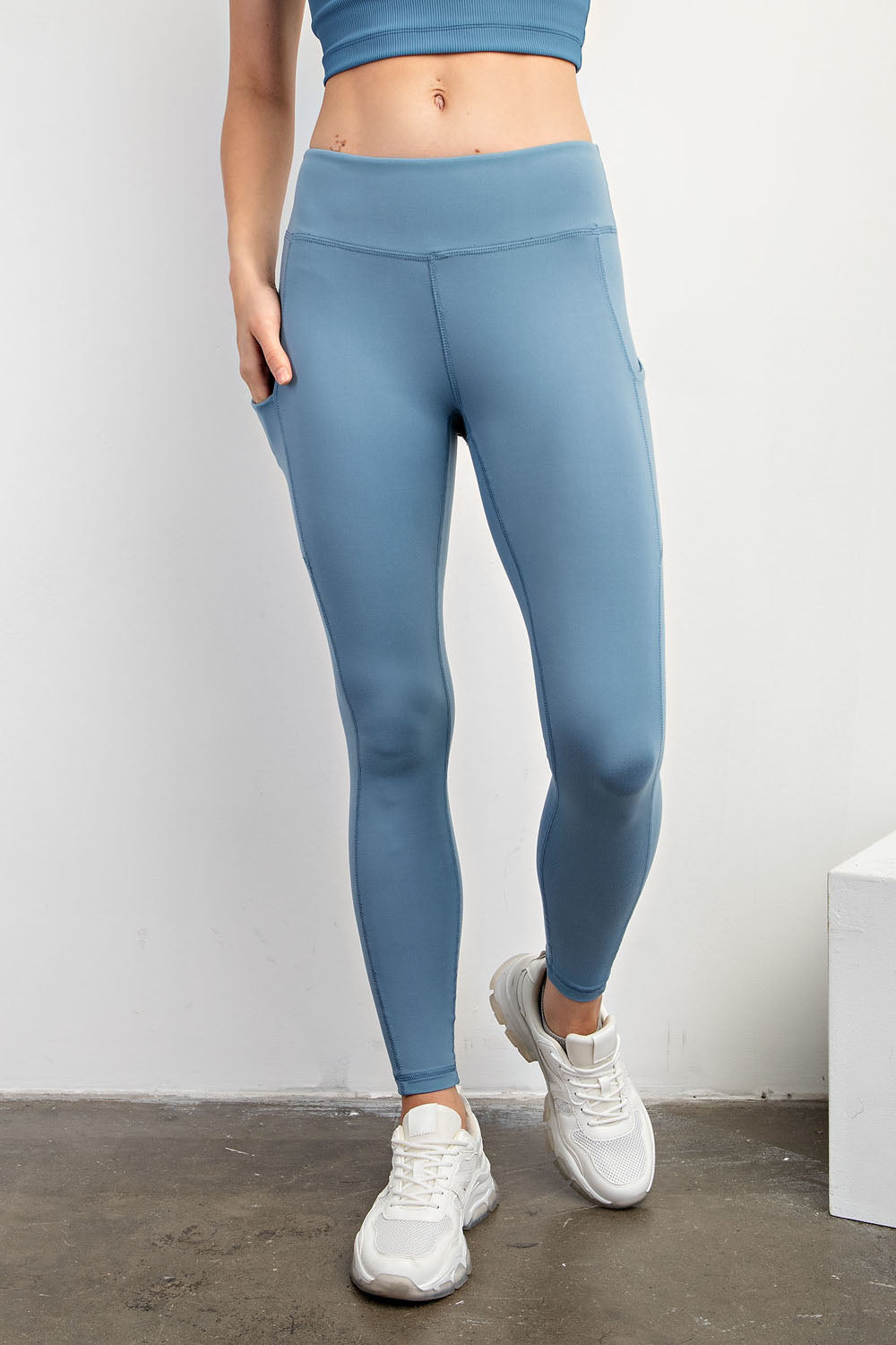 Dusty Blue - Butter Soft Leggings