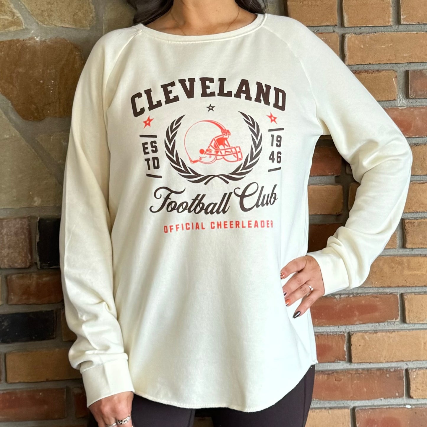 Cleveland Football Club - Ladies Wave Wash Sweatshirt