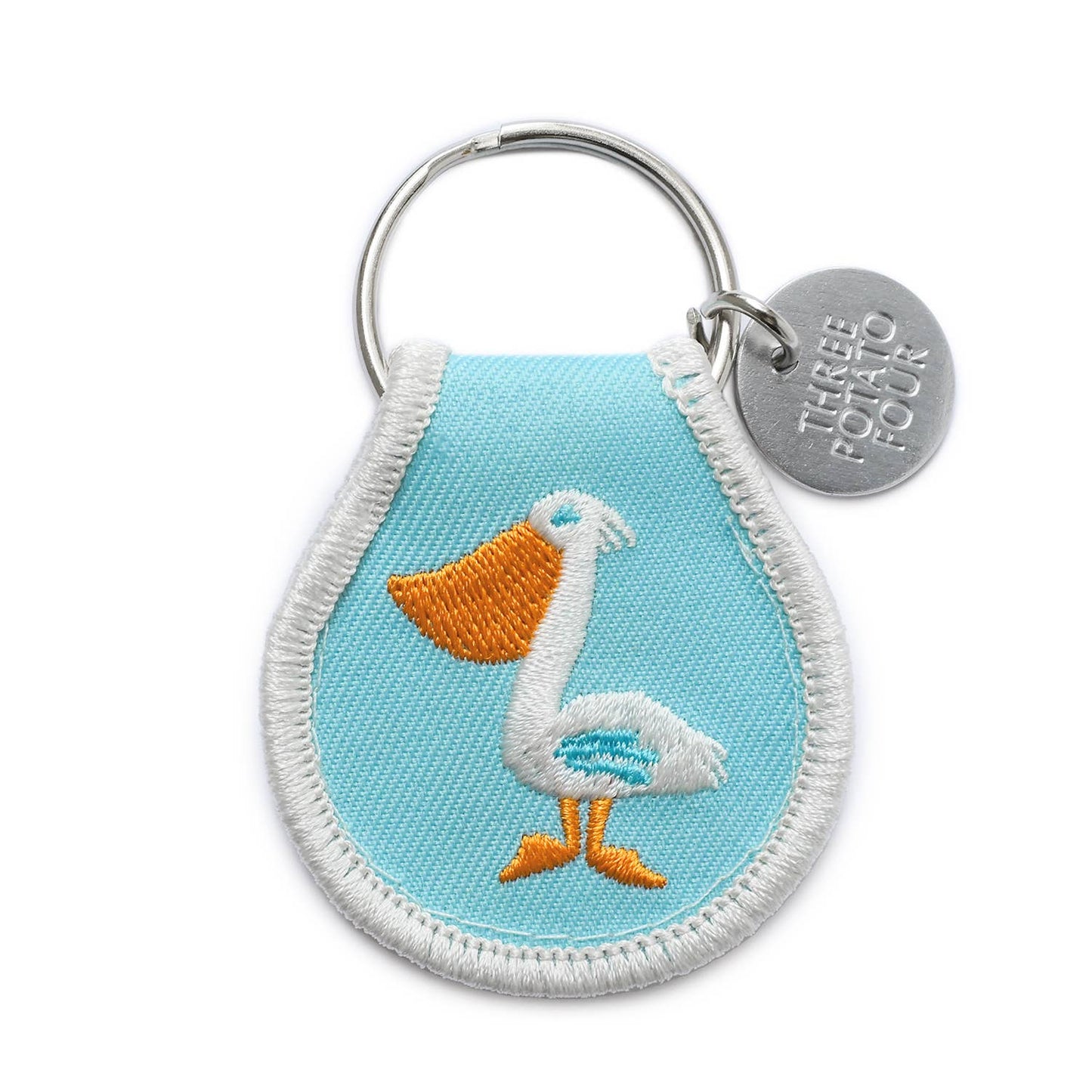 Harbor Pelican - Patch Keychain