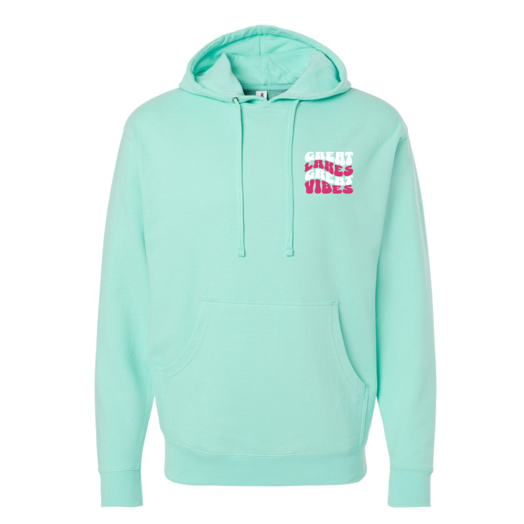 Great Lakes Great Vibes Mint Hoodie