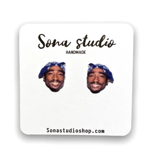 Tupac Earrings