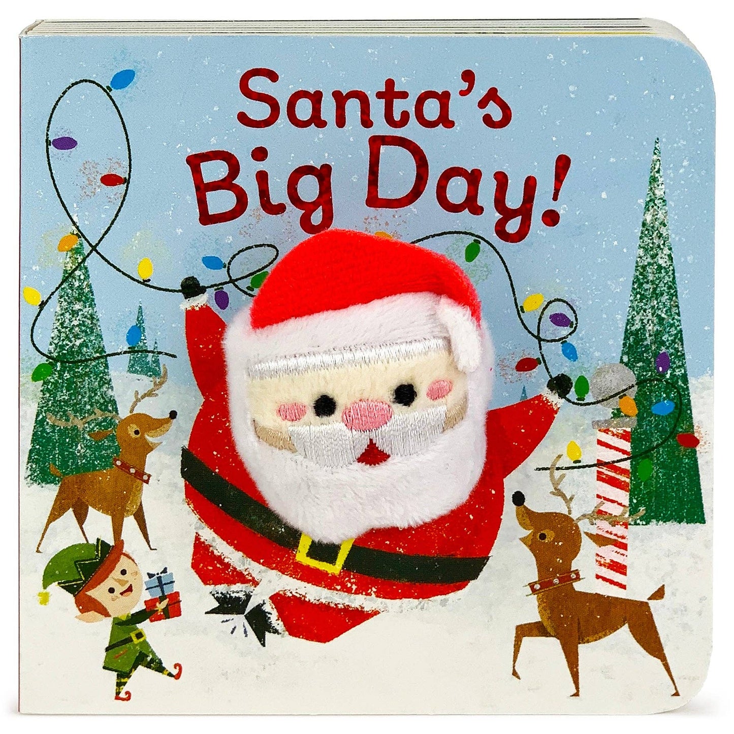 Santa's Big Day Finger Puppet Board Book