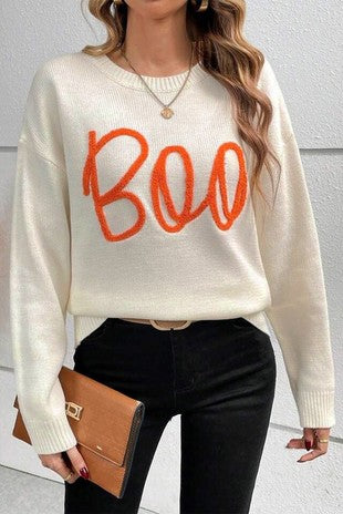 Boo Knit Sweater