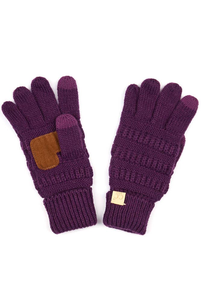 Girls Knit Gloves