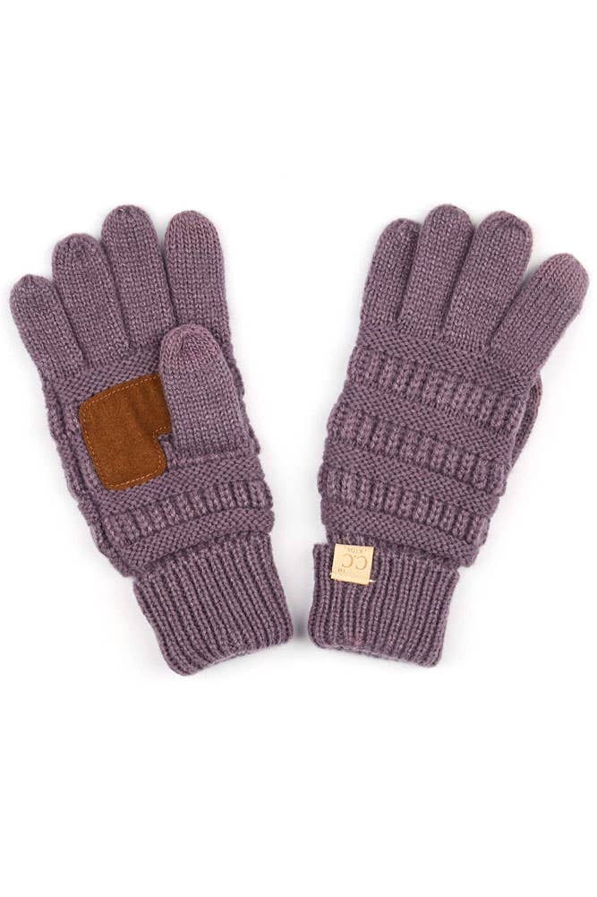 Girls Knit Gloves