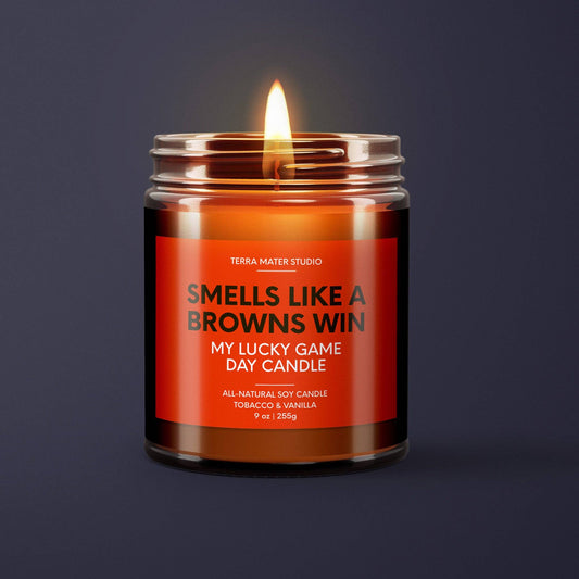 Smells Like A Browns Win Candle