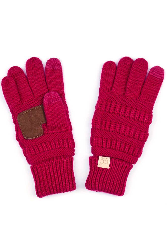 Girls Knit Gloves