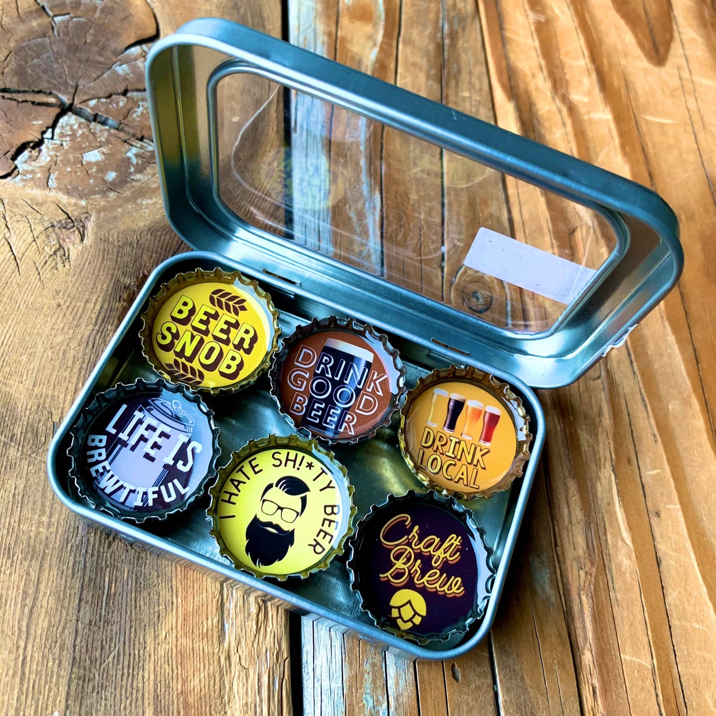 Beer Snob Magnets - Handmade & Eco-friendly