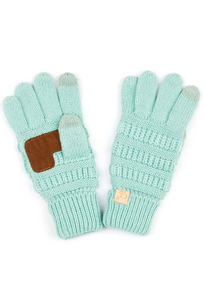 Girls Knit Gloves