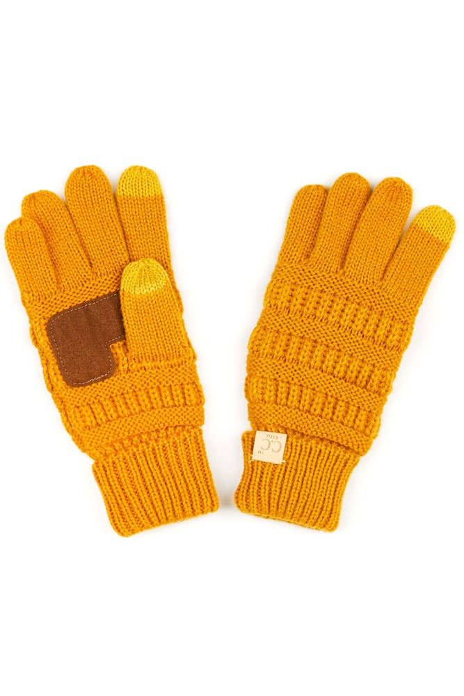 Girls Knit Gloves