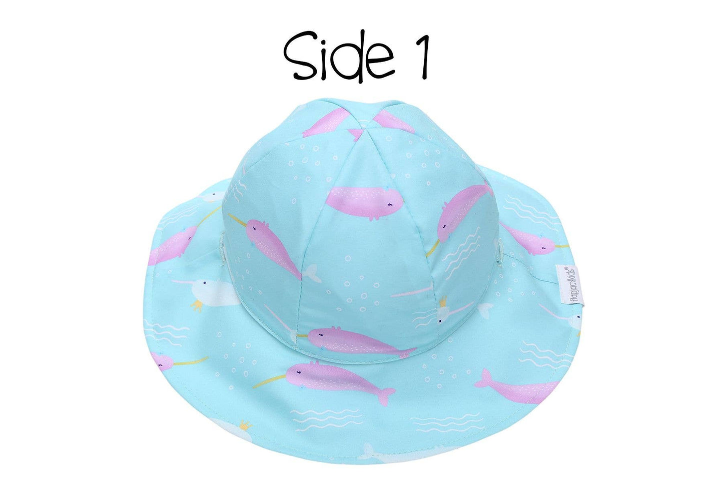 Kids Sun Hat - Narwhal/Starfish