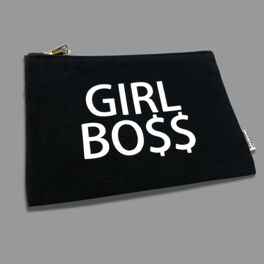 Girl Boss Canvas Pouch