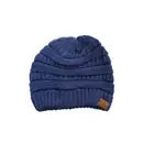 C.C Ribbed Solid Color Beanie