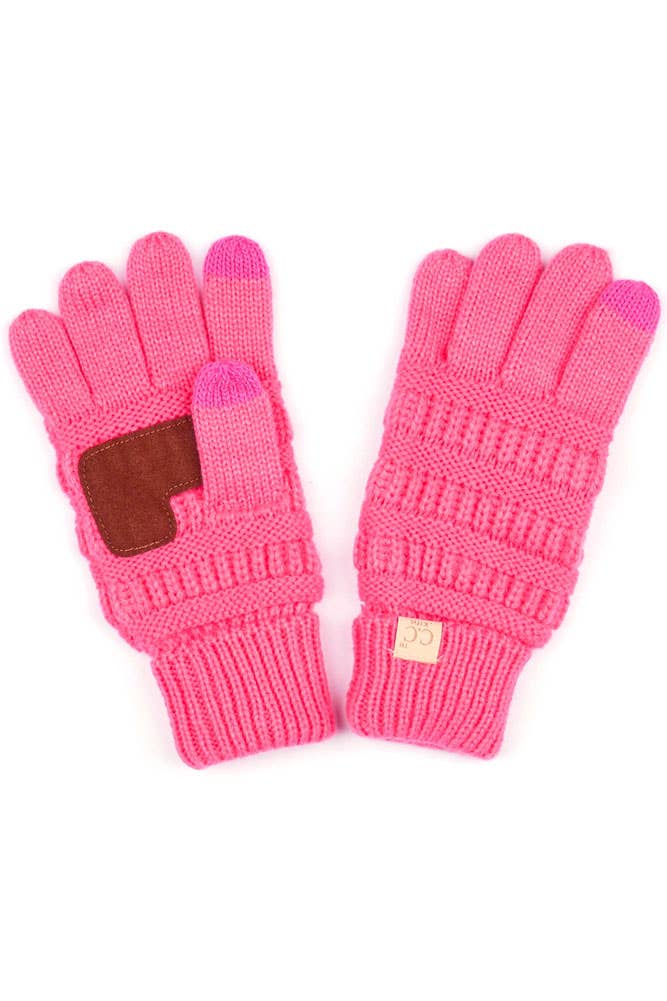 Girls Knit Gloves