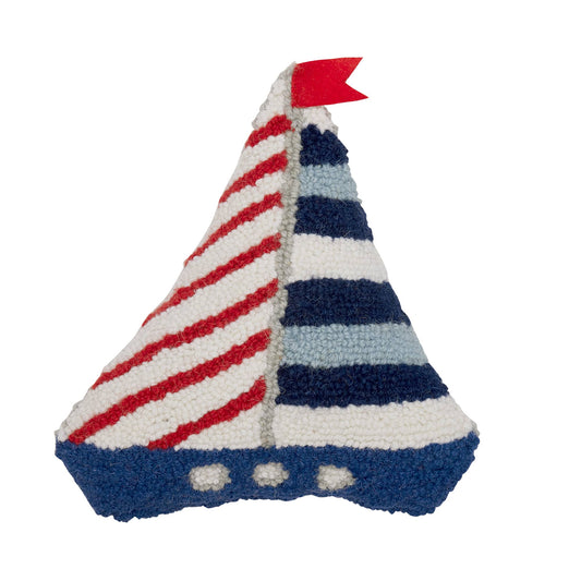 Shaped Sailboat Hook Pillow