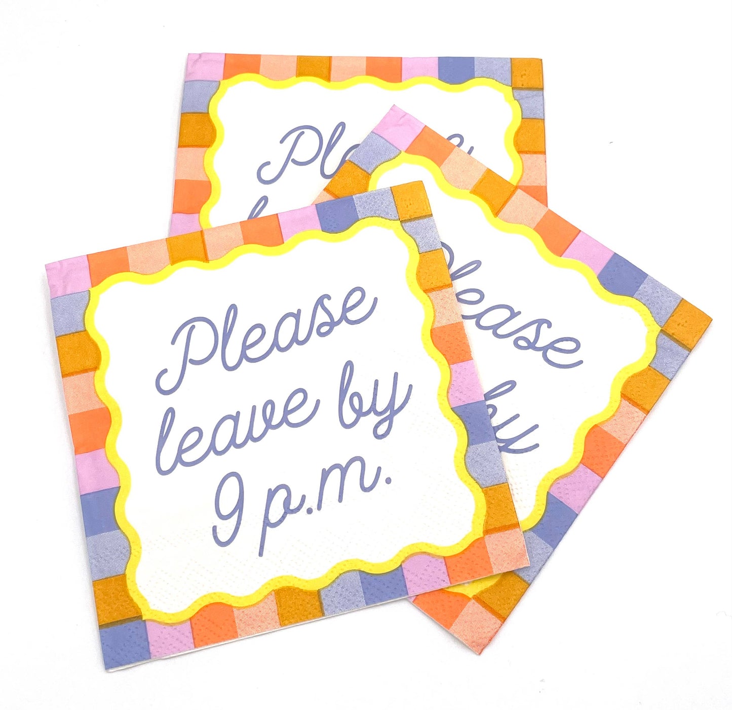 Please Leave By 9PM Cocktail Napkins - 20ct