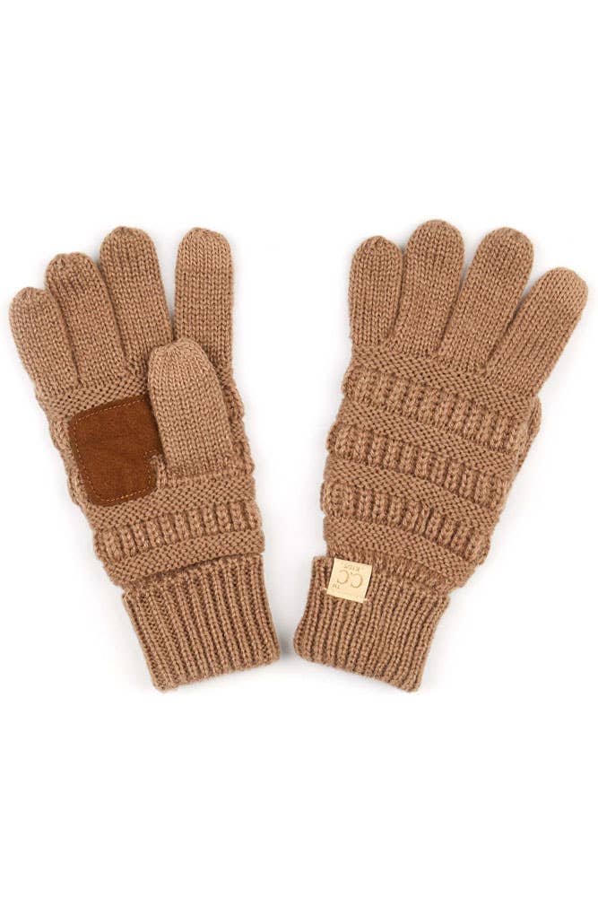 Girls Knit Gloves