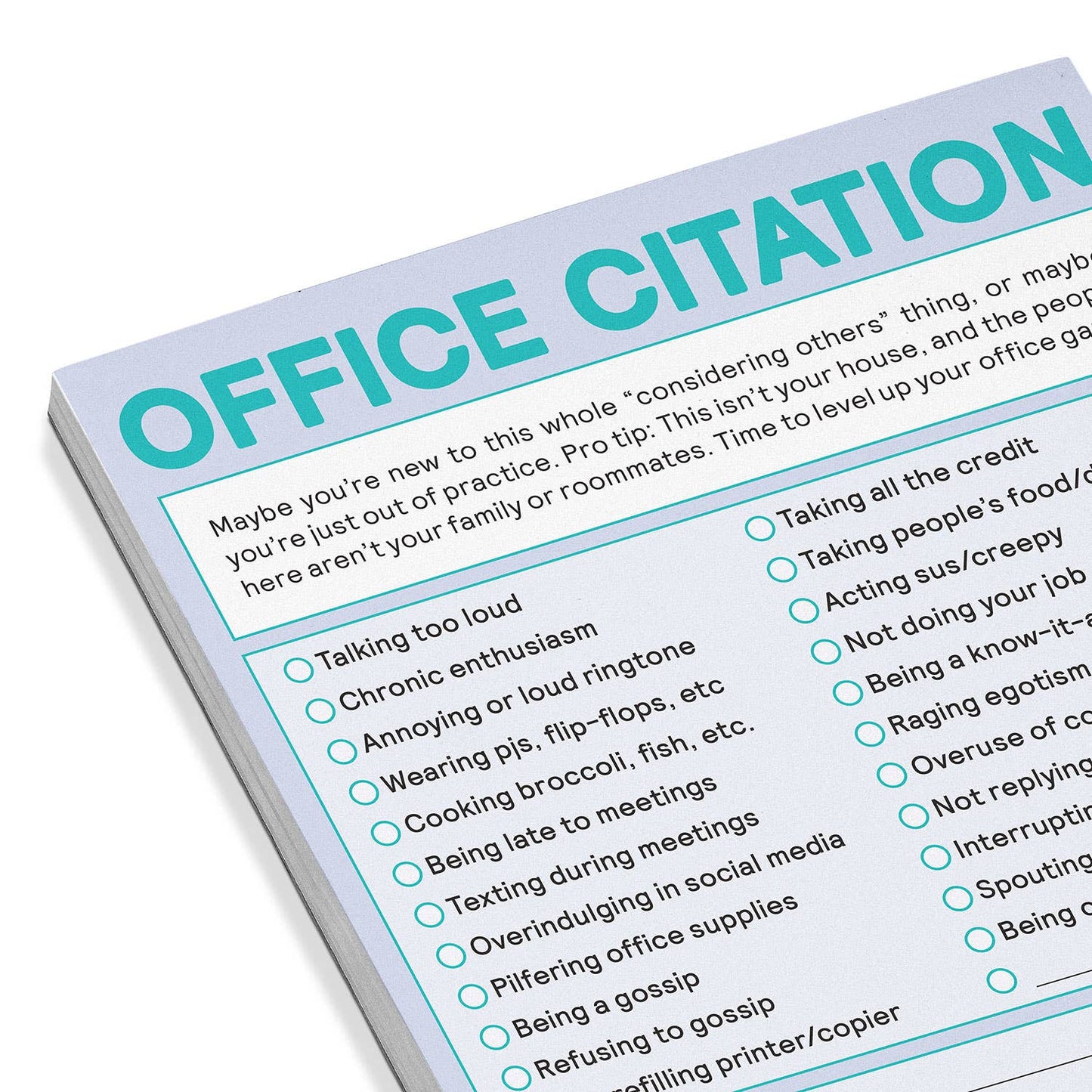 Office Citation Nifty Note