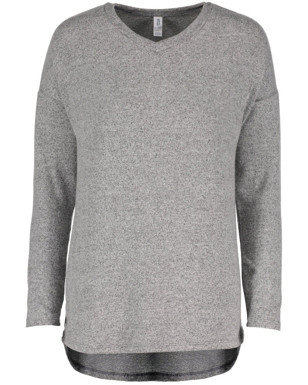 Ladies Hacci V-Neck Pullover