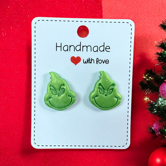 Grinch Stud Earrings