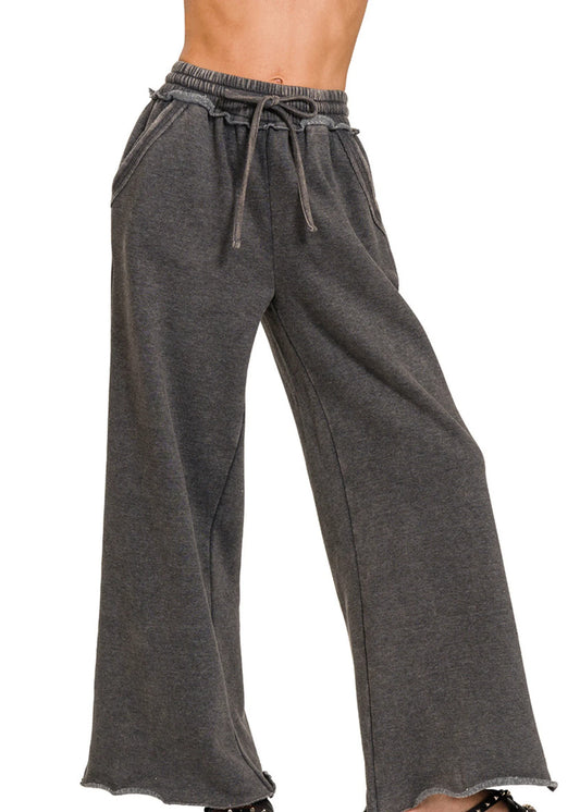 Firelands Falcons Acid Wash Palazzo Pants