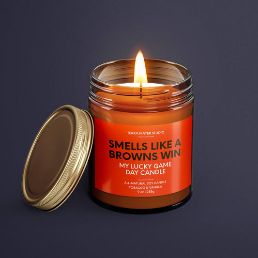 Smells Like A Browns Win Candle