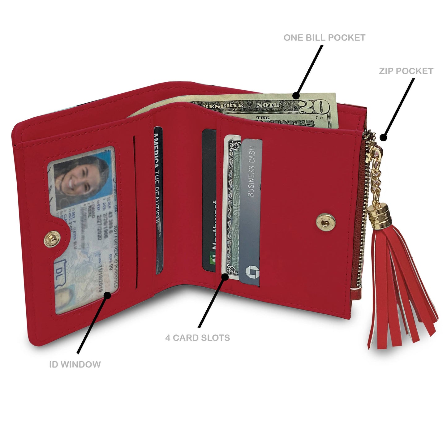 NCAA Ohio State Buckeyes Mini Organizer Wallet