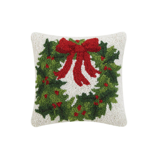 Holiday Wreath Hook Pillow