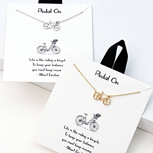 Bicycle Charm Necklace