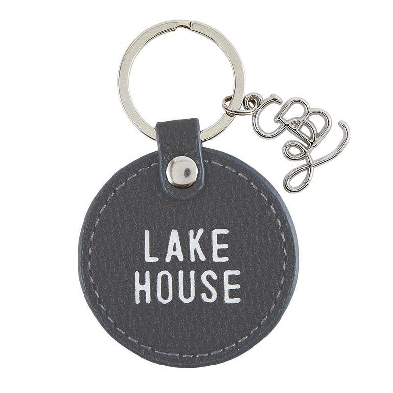 Lake House - Leather Key Tag