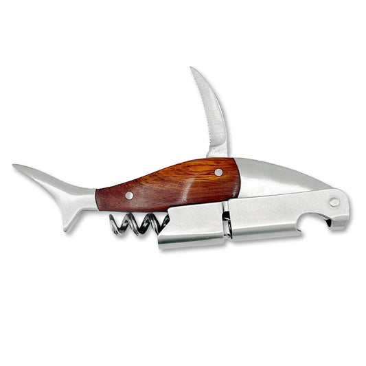 The Shark Corkscrew + Wine Key