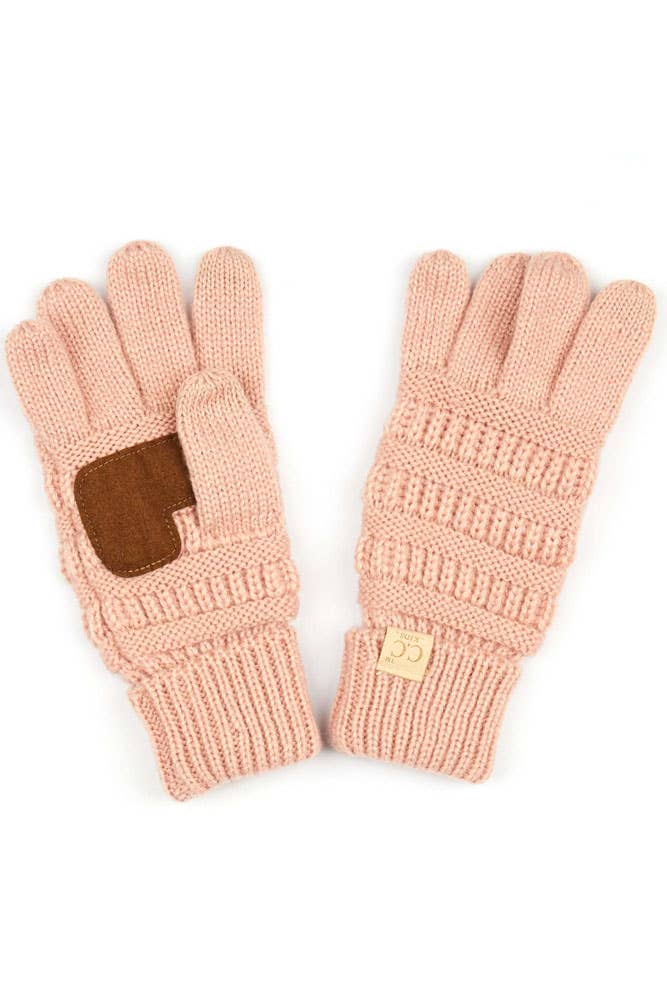 Girls Knit Gloves