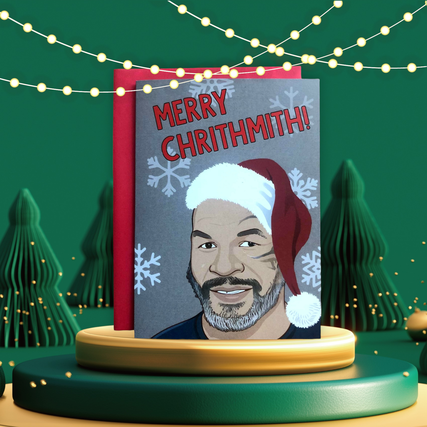 Merry Chrithmith! Mike Tyson Christmas Card