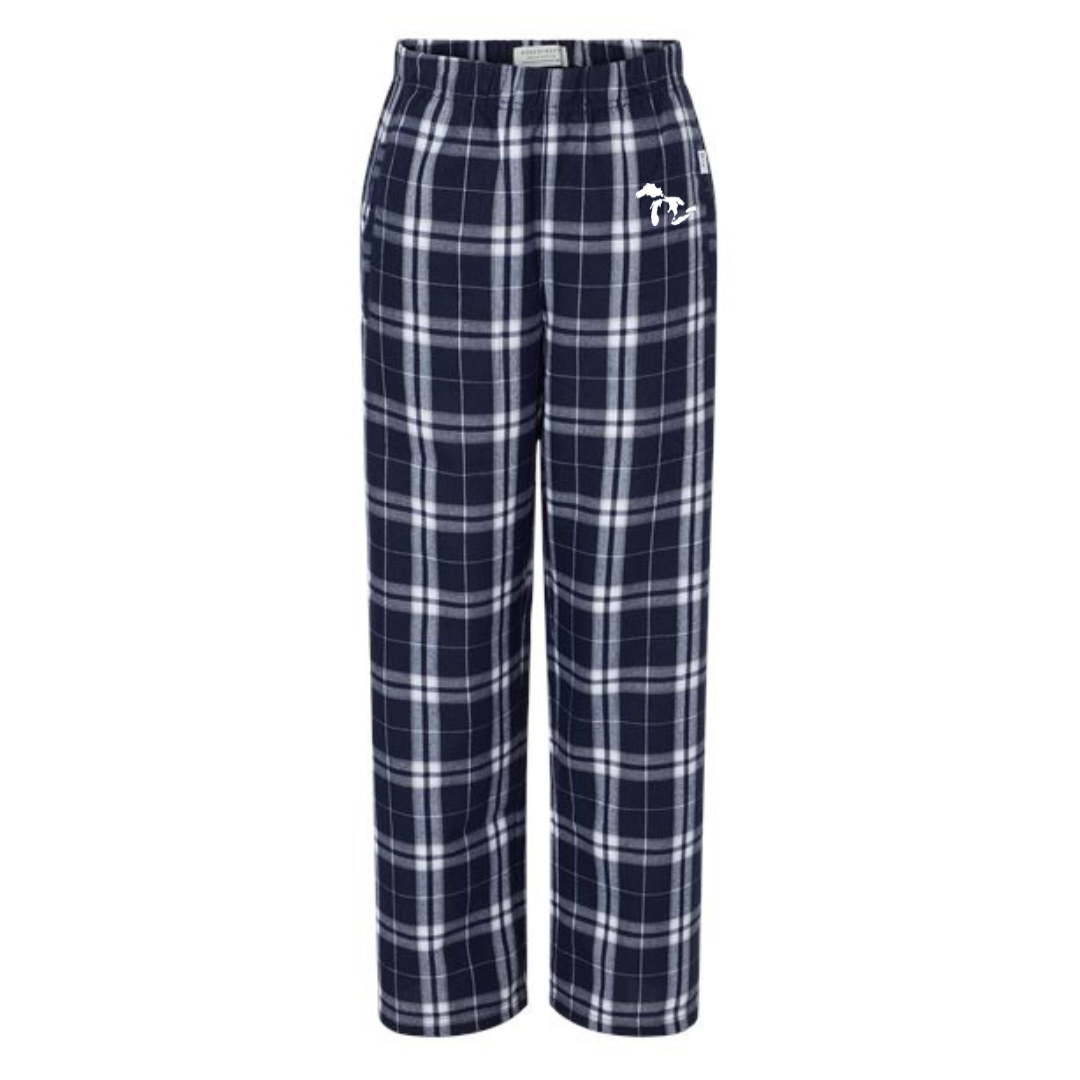 GREAT LAKES UNISEX NAVY FLANNEL PANTS