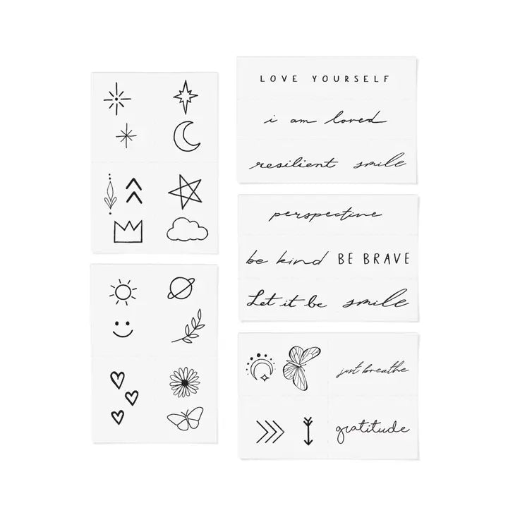 Forever Favorites Temporary Tattoo Pack