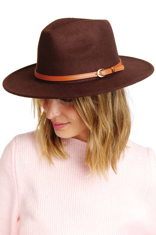 Belt Point Fedora Hat