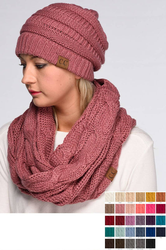 C.C Knitted Scarf