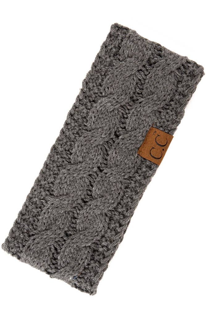 C.C Cable Knit Solid Headband