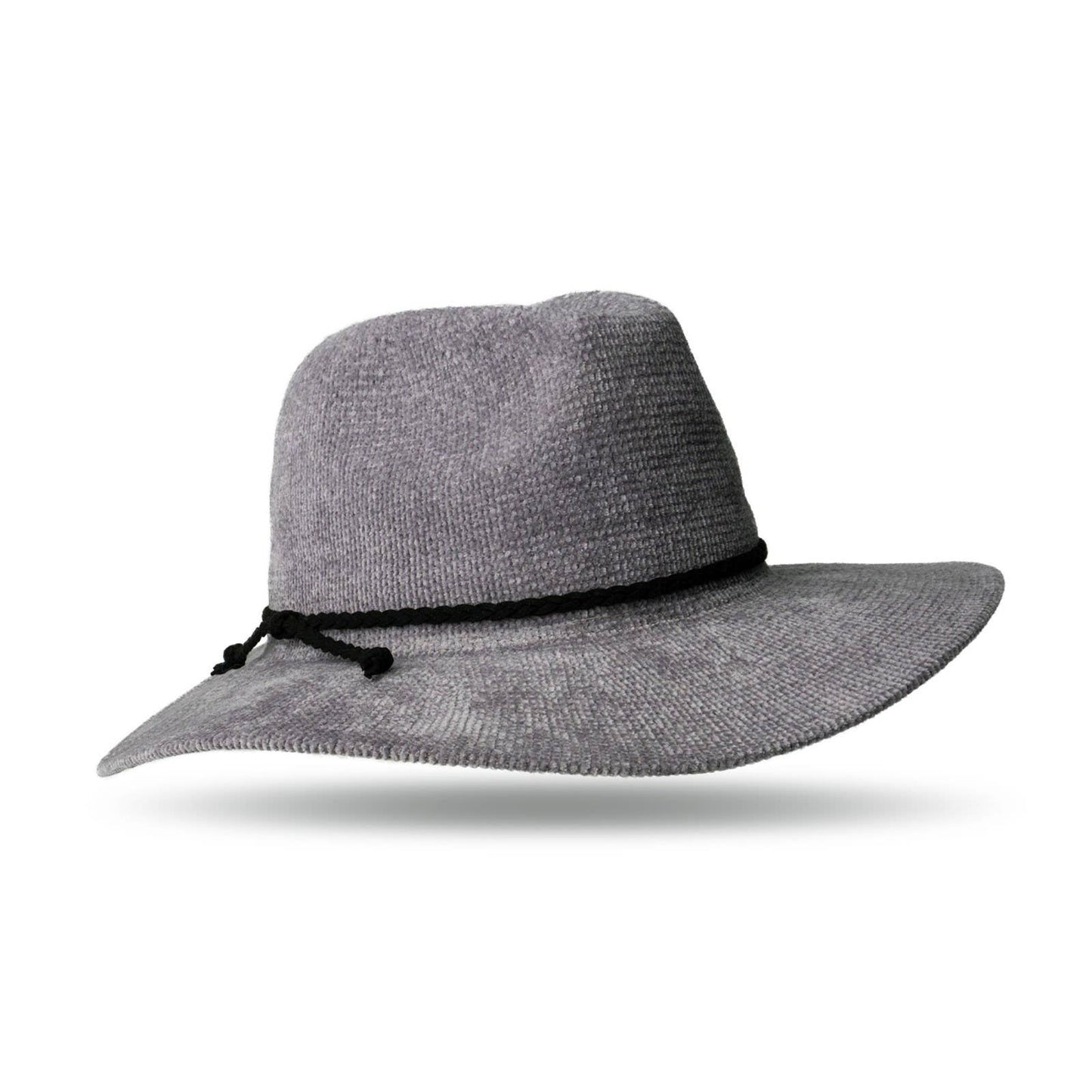 Grey Foldable Panama Hat